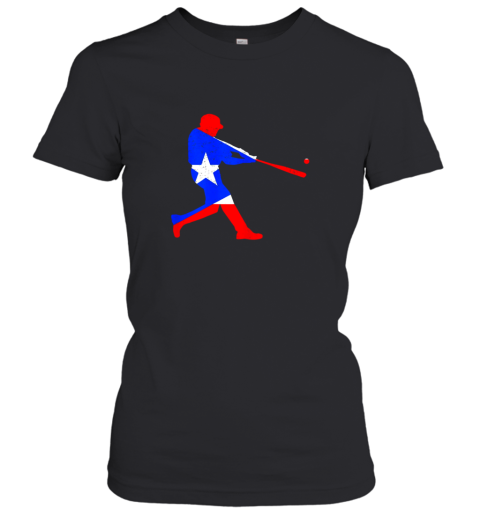 Original Puerto Rico Baseball Flag Women's T-Shirt