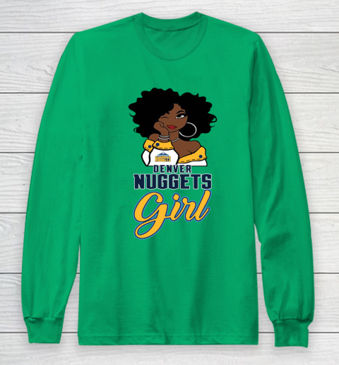 Denver Nuggets Girl NBA Long Sleeve T-Shirt 7