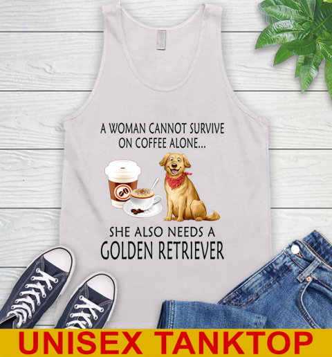 Women cannot survive on coffee alone she also need a GOLDEN tshirt 57