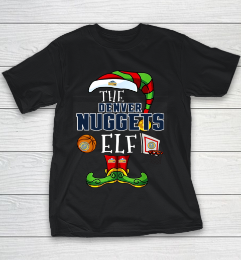 Denver Nuggets Christmas ELF Funny NBA Youth T-Shirt