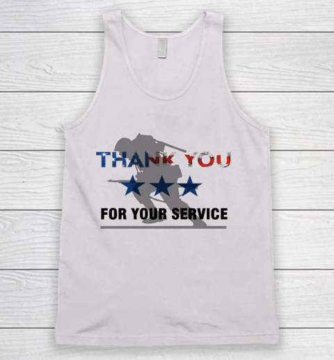 Veteran Shirt Memorial Day Thank You For Your Service Tank Top
