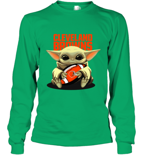 Cleveland Browns Baby Yoda Shirt For American Football Fans