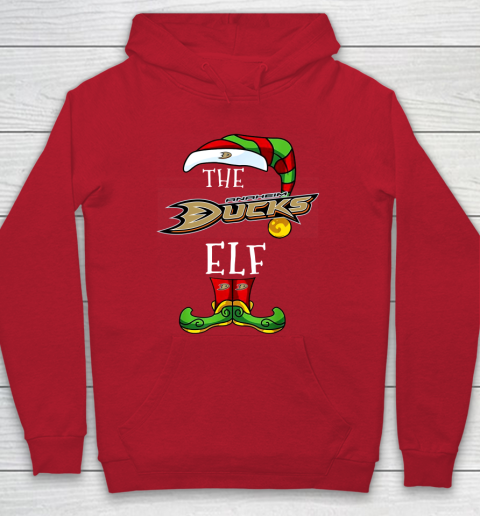 Anaheim Ducks Christmas ELF Funny NHL Hoodie 7
