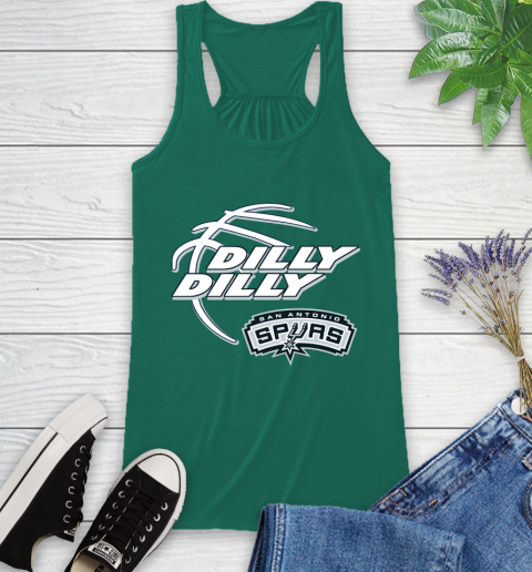 NBA San Antonio Spurs Dilly Dilly Basketball Sports Racerback Tank 7