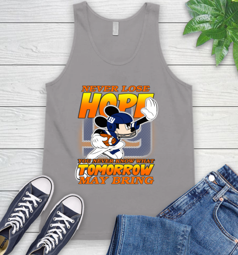 New York Giants NFL Football Mickey Disney Never Lose Hope Tank Top 3