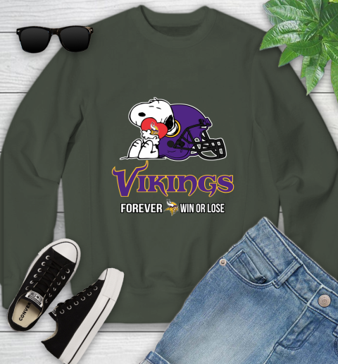 NFL The Peanuts Movie Snoopy Forever Win Or Lose Football Minnesota Vikings 124