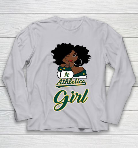 Oakland Athleticss Girl MLB Youth Long Sleeve 5