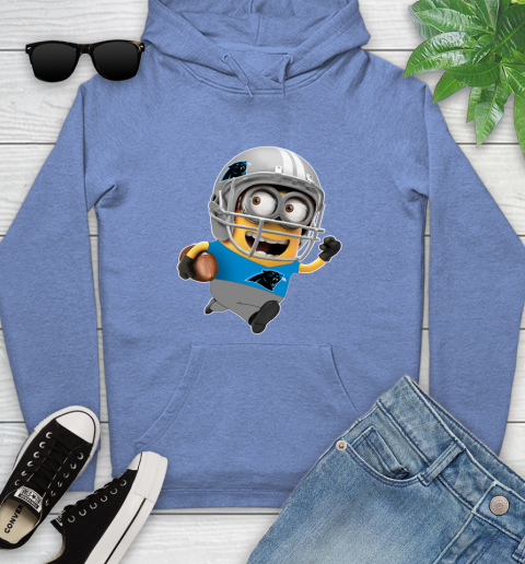 NFL Carolina Panthers Minions Disney Football Sports Youth Hoodie 12