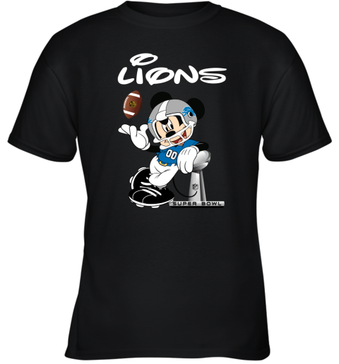 Mickey Saints Taking The Super Bowl Trophy Football Youth T-Shirt 