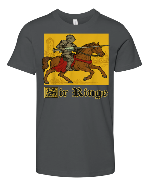 Sir Ringe Knight Vintage Pun Premium Premium Youth T-shirt