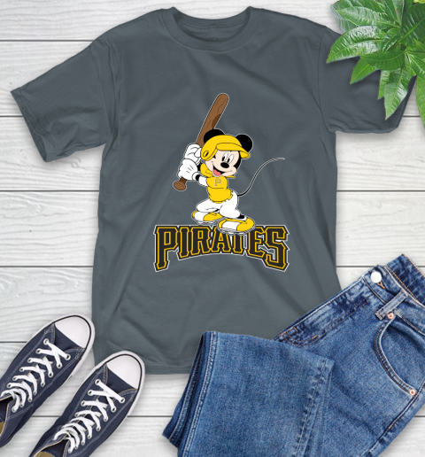 MLB Baseball Pittsburgh Pirates Cheerful Mickey Mouse Shirt T-Shirt 7