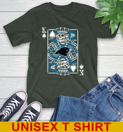 Carolina Panthers NFL Football The King Of Spades Death Cards Shirt T-Shirt 6