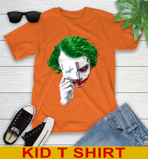 Los Angeles Dodgers MLB Baseball Joker Card Shirt Youth T-Shirt 8
