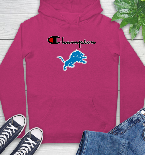 NFL Football Detroit Lions Champion Shirt Hoodie 7