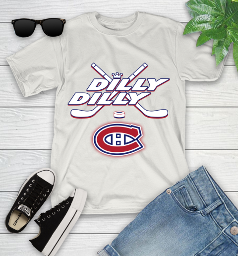 NHL Montreal Canadiens Dilly Dilly Hockey Sports Youth T-Shirt 12