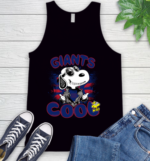 NFL Football New York Giants Cool Snoopy Shirt Tank Top