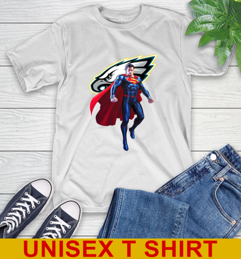 NFL Superman DC Sports Football Philadelphia Eagles T-Shirt