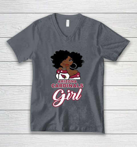 Arizona Cardinals Girl NFL V-Neck T-Shirt 5