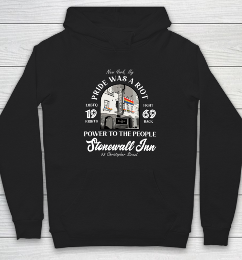 Stonewall Inn LGBTQ History Pride Was A Riot Gay Pride Month Hoodie