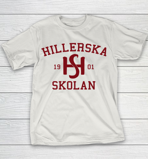 Hillerska Grey  Young Royals Hillerska School Youth T-Shirt 8