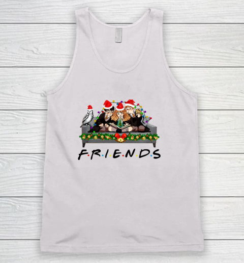 Friends Christmas Harry Potter, Hermione And Ron Tank Top