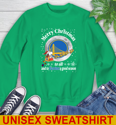Golden State Warriors Merry Christmas To All And To Warriors A Good Season NBA Basketball Sports Sweatshirt 8