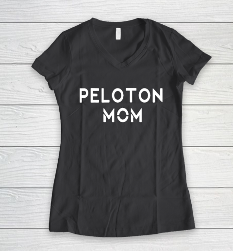Peloton mom Women's V-Neck T-Shirt 6