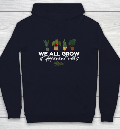 We All Grow At Different Rates, Special Education Teacher Autism Awareness Youth Hoodie 2