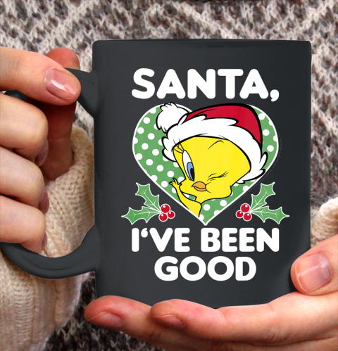 Looney Tunes Christmas Tweety Bird Santa I ve Been Good Ceramic Mug 11oz
