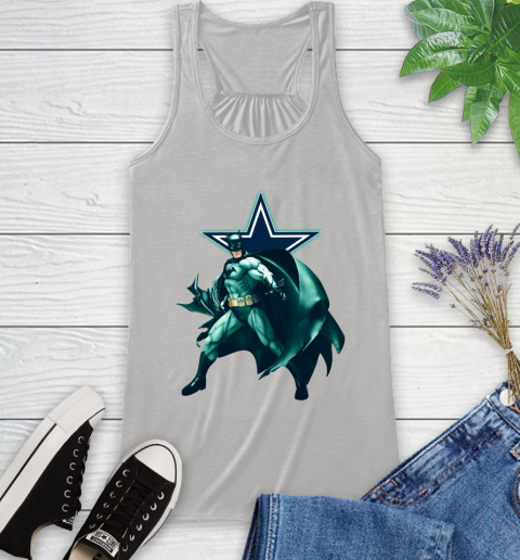 NFL Batman Football Sports Dallas Cowboys Racerback Tank