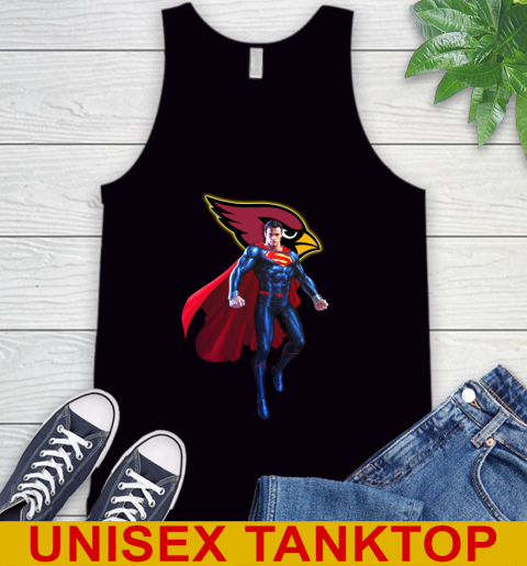 NFL Superman DC Sports Football Arizona Cardinals Tank Top 2