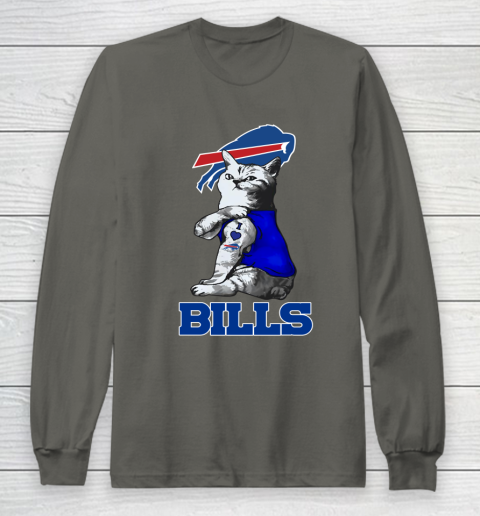 NFL Football My Cat Loves Buffalo Bills Long Sleeve T-Shirt 5