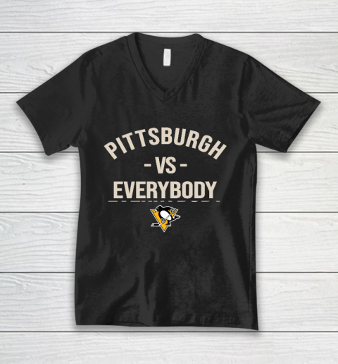 Pittsburgh Penguins Vs Everybody V-Neck T-Shirt