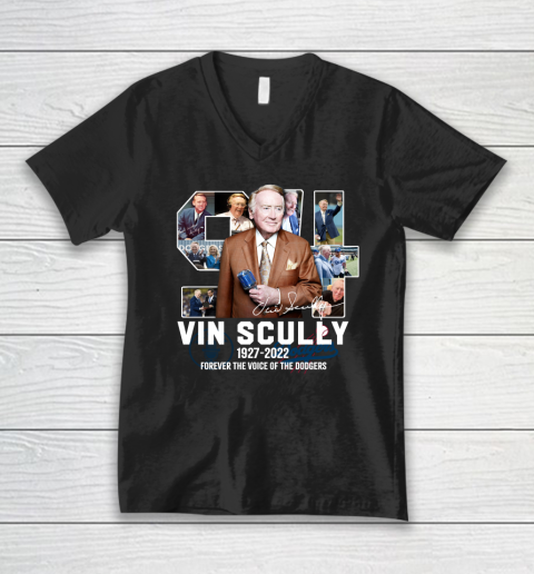 RIP Vin Scully 1927 2022 Los Angeles Legend V-Neck T-Shirt