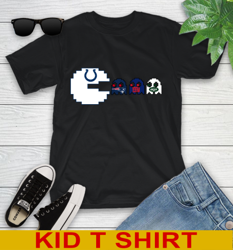 Indianapolis Colts NFL Football Pac Man Champion Youth T-Shirt 2