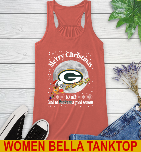 Green Bay Packers Merry Christmas To All And To Packers A Good Season NFL Football Sports Racerback Tank 3