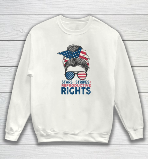 American Flag Stars Stripes Reproductive Rights Sweatshirt