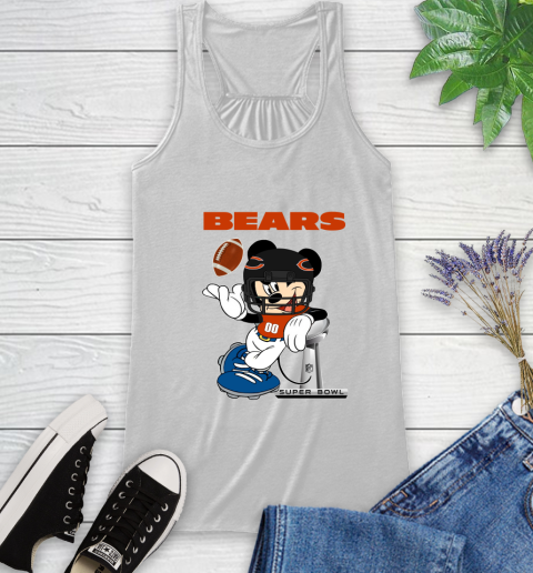 NFL Chicago Bears Mickey Mouse Disney Super Bowl Football T Shirt Racerback Tank