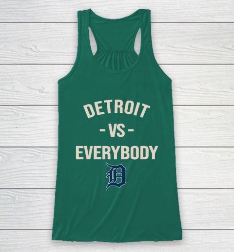 Detroit Tigers Vs Everybody Racerback Tank 5