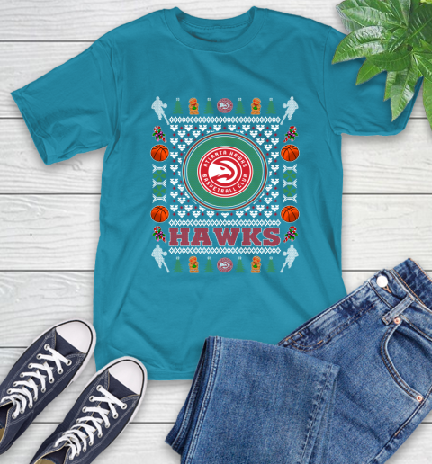 Atlanta Hawks Merry Christmas NBA Basketball Loyal Fan Ugly Shirt 9