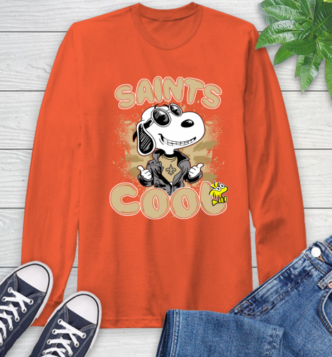 NFL Football New Orleans Saints Cool Snoopy Shirt Long Sleeve T-Shirt 4