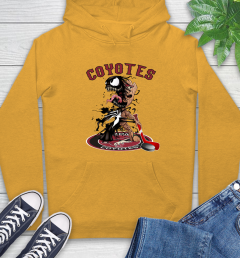 NHL Arizona Coyotes Hockey Venom Groot Guardians Of The Galaxy Hoodie 3