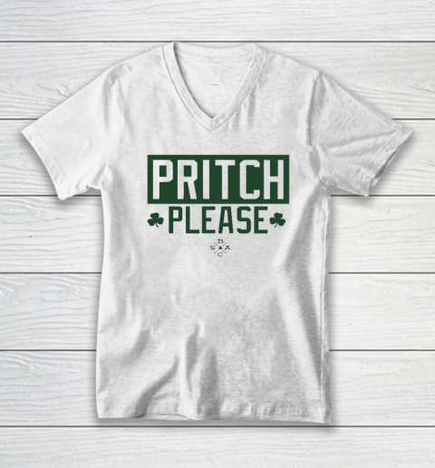 Pritch Please V-Neck T-Shirt