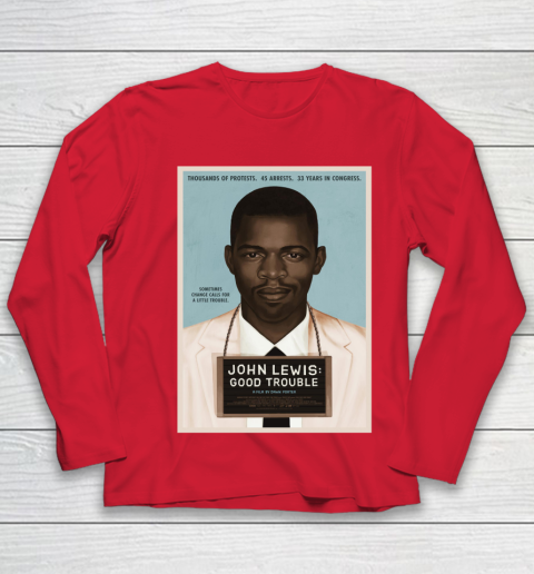 Good Trouble John Lewis Youth Long Sleeve 10
