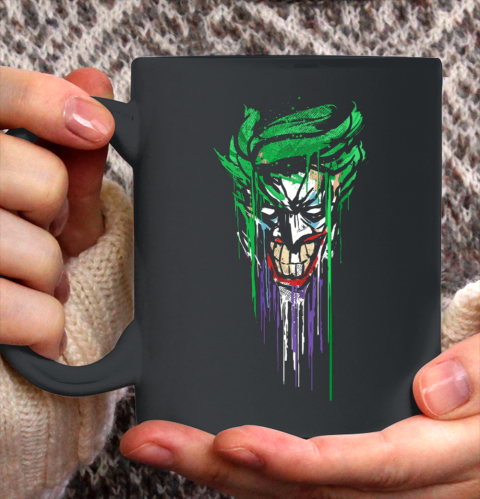 DC Fandome Joker Paint Drip Portrait Ceramic Mug 11oz