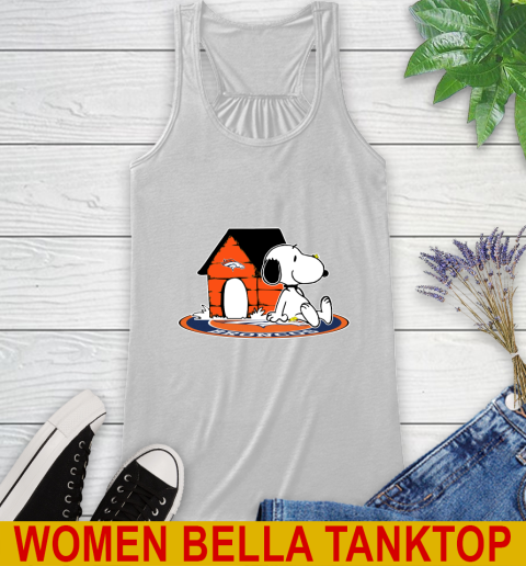 NFL Football Denver Broncos Snoopy The Peanuts Movie Shirt Racerback Tank