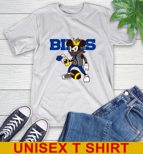 Buffalo Bills NFL Football Mickey Peace Sign Sports T Shirt Tee For Sports