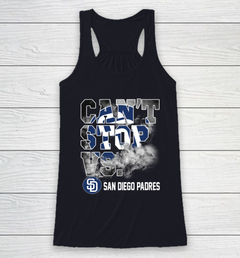 MLB San Diego Padres Baseball Can't Stop Vs Padres Racerback Tank 7