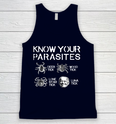 Know Your Parasites Funny Joe Biden Luna Tick Tank Top 2