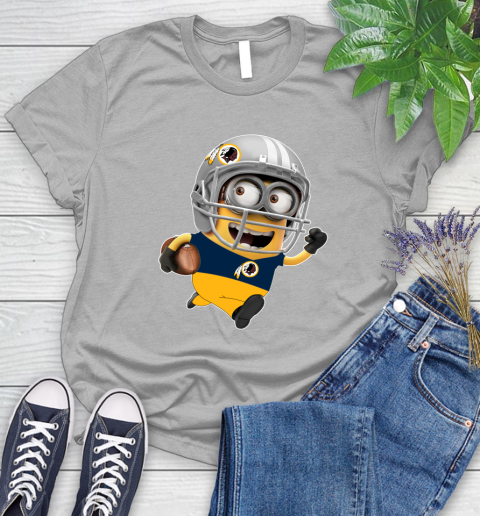 NFL Washington Redskins Minions Disney Football Sports Women's T-Shirt 5